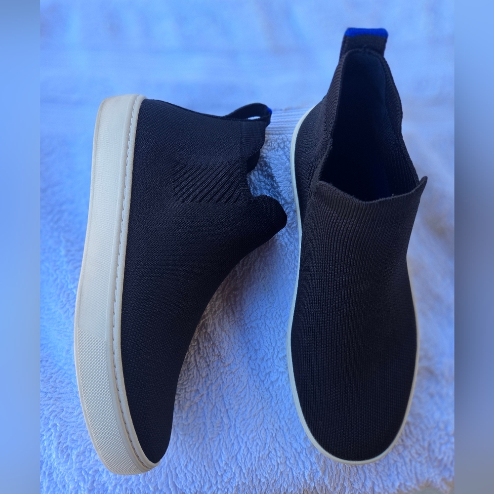 Womens Rothy's Chelsea‎ Boot Flat Black #7.5
